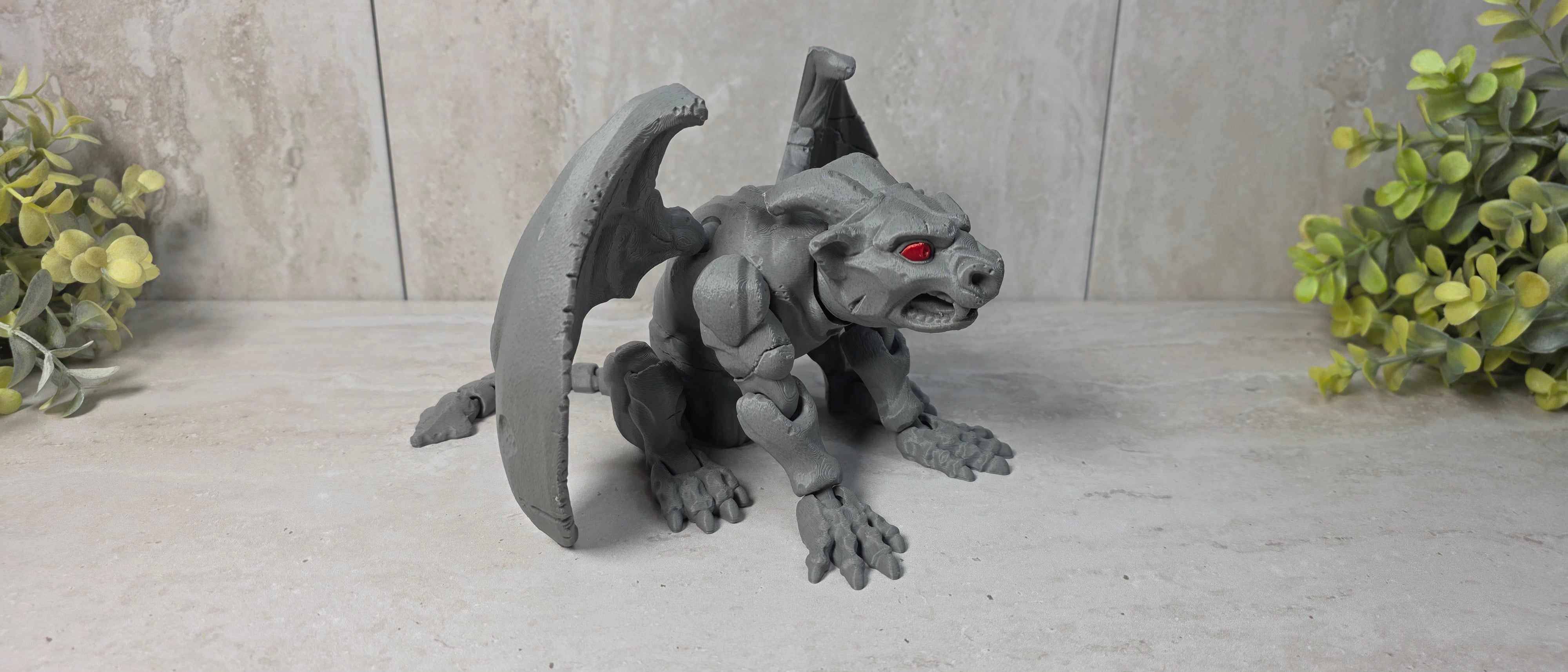 Gargoyle Statue - 3D Printed - Articulated