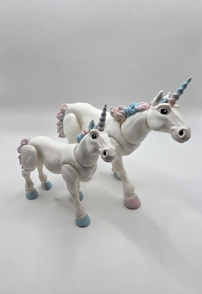 Unicorn Articulated Flexi Mythical Animal