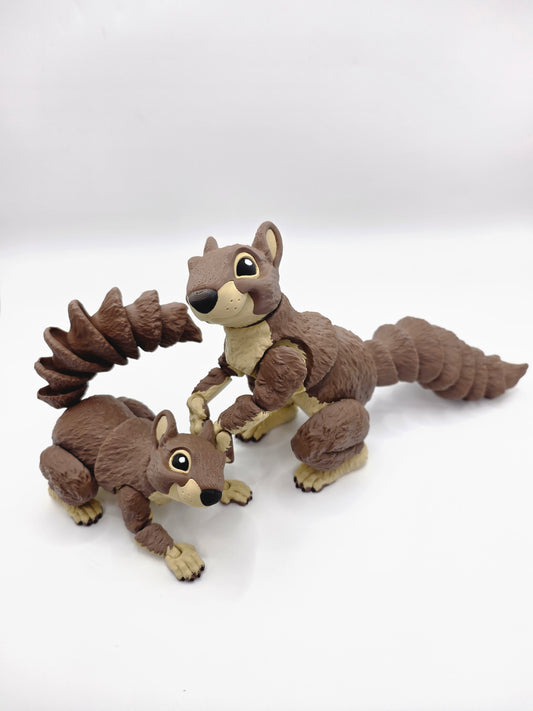 Squirrel - Articulated Flexi Woodline Animal