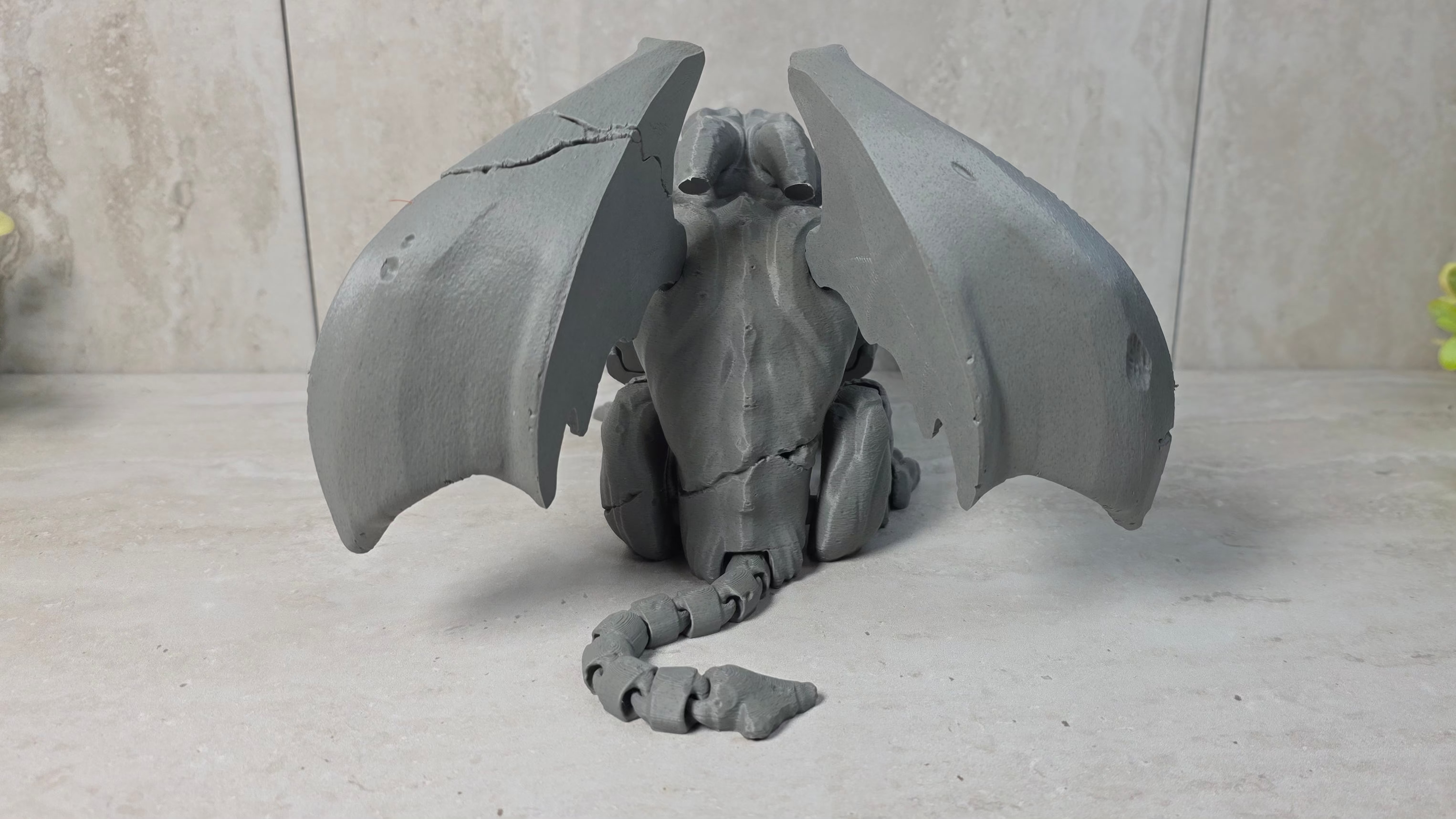 Gargoyle Statue - 3D Printed - Articulated